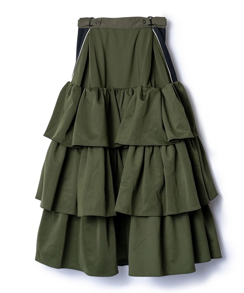 NON TOKYO（ノントーキョー）の「JERSEY TIERED SKIRT（スカート