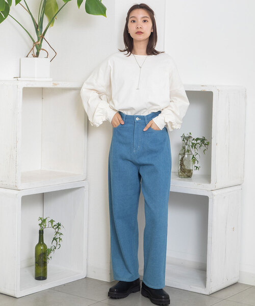 セール】ボーイフレンドデニムパンツ（デニムパンツ）｜POU DOU DOU