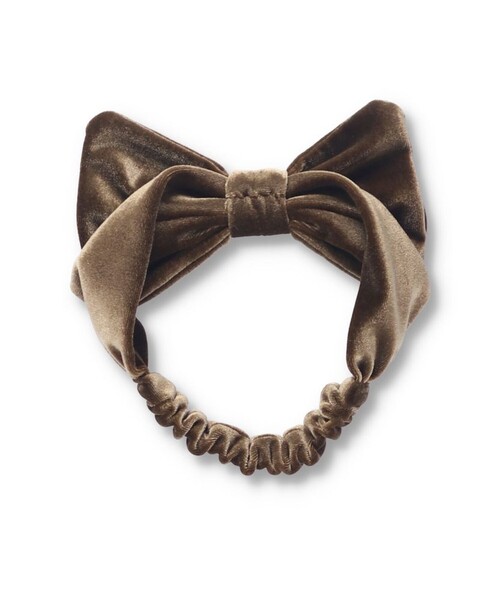 BRANSHES（ブランシェス）の「ベロアリボンヘアバンド（その他ベビー用品・キッズ・ブラウン/ピンク・FREE）」の7枚目の写真
