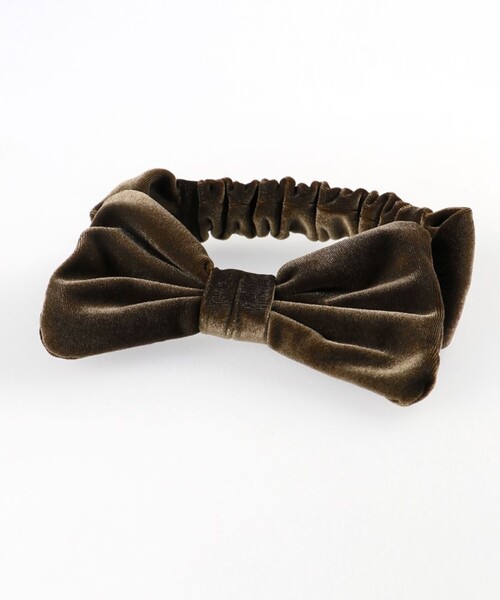 BRANSHES（ブランシェス）の「ベロアリボンヘアバンド（その他ベビー用品・キッズ・ブラウン/ピンク・FREE）」の8枚目の写真
