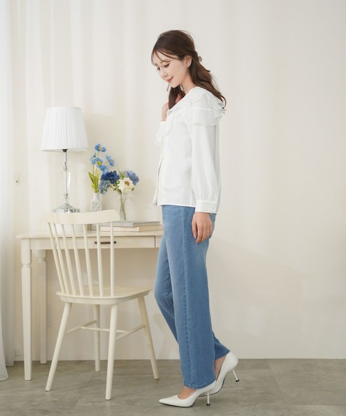 フリル メロー ブラウス le reve vaniller（シャツ/ブラウス）｜le