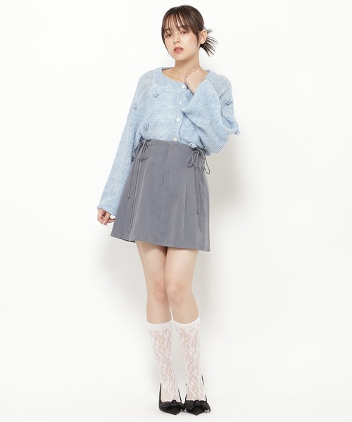 即購可Nodress Lisa/New jeans着用　ミニスカート　グレー 即購可Nodress Lisa/New jeans着用ミニスカートグレー