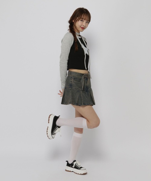 3.3 Field Trip (3.3フィールドトリップ)の「3.3 Field Trip/スターラグランロングスリーブT(Tシャツ/カットソー・レディース・ブラック/グレー・FREE)」の10枚目の写真
