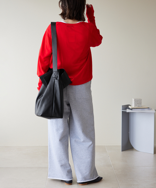 SLOBE IENA（スローブイエナ）の「《WEB限定/追加2》s.oyamada*SLOBE フェイクレザーBAG（クラッチバッグ・レディース・ブラック・FREE）」の5枚目の写真