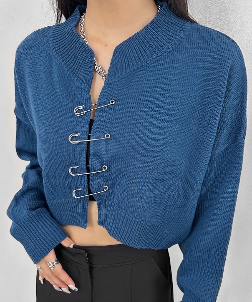 Be You 【 Stripe Cardigan Women 】 ファッション レディースファッション トップス カーディガン ボレロ レディース X-girl（エックスガール）の「WIDE STRIPE KNIT CARDIGAN