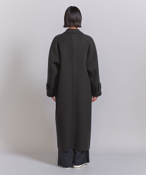 BEAUTY&YOUTH UNITED ARROWS(ビューティーアンドユースユナイテッドアローズ)の「リバー ステンカラー ロングコート(ステンカラーコート・レディース・ダークグレー/ベージュ/その他1・M/XS/S)」の16枚目の写真
