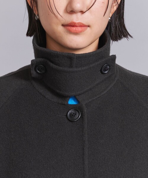 BEAUTY&YOUTH UNITED ARROWS(ビューティーアンドユースユナイテッドアローズ)の「リバー ステンカラー ロングコート(ステンカラーコート・レディース・ダークグレー/ベージュ/その他1・M/XS/S)」の17枚目の写真