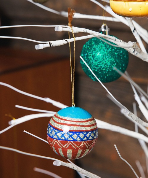 BAYFLOW（ベイフロー）の「ペーパーボール★X'mas★（その他雑貨・レディース・レッド系/ブラック/ブルー/レッド・0）」の2枚目の写真