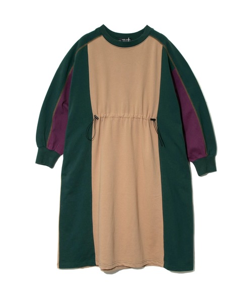 CUBE SUGAR（キューブシュガー）の「CUBE SUGAR/キューブシュガー　裏毛ドロストOP（ワンピース・レディース・グレー/ベージュ・FREE）」の10枚目の写真