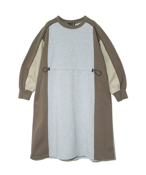 CUBE SUGAR（キューブシュガー）の「CUBE SUGAR/キューブシュガー　裏毛ドロストOP（ワンピース・レディース・グレー/ベージュ・FREE）」の12枚目の写真