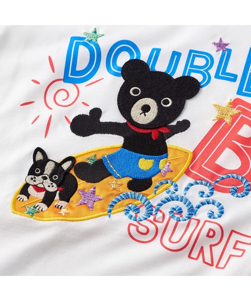 DOUBLE_B(ダブルビー)の「接触冷感半袖Tシャツ(Tシャツ/カットソー・キッズ・ホワイト・80cm/90cm/100cm/110cm/120cm/130cm)」の3枚目の写真