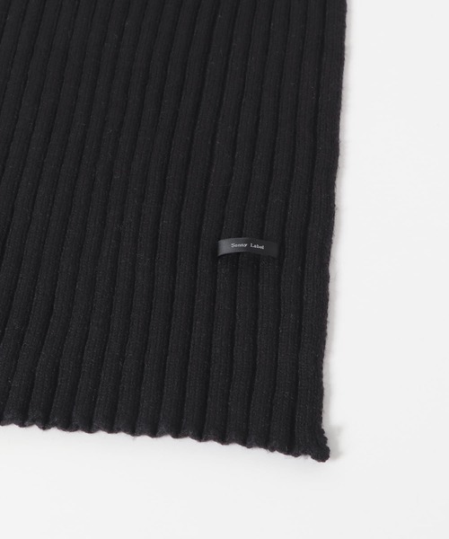 URBAN RESEARCH Sonny Label（アーバンリサーチサニーレーベル）の「リブニットマフラー（マフラー・レディース・アイボリー/ブラック/ベージュ/ブラウン・ONE）」の17枚目の写真