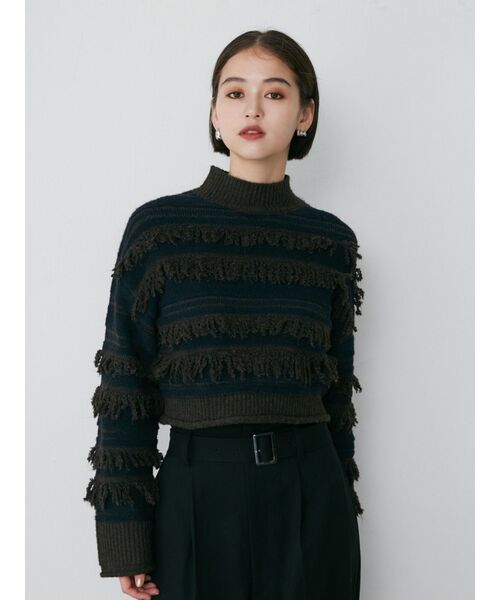 MURUAレース フリンジ トップス