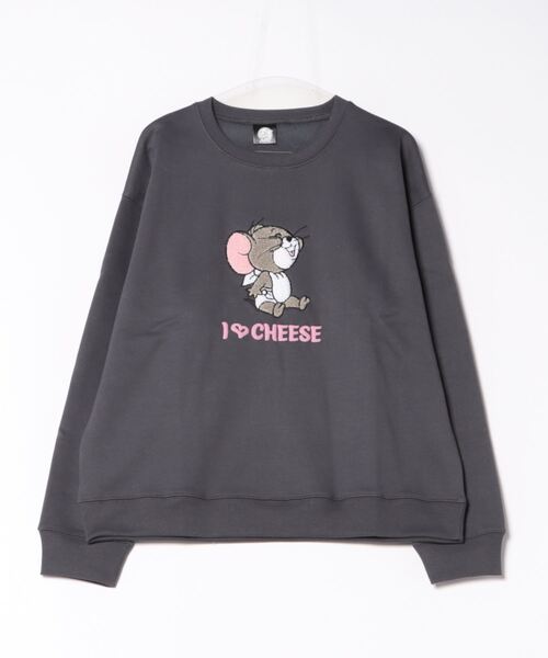 Tom&Jerry(トムアンドジェリー)の「【TOM AND JERRY/トムとジェリー】トムとジェリー ロンT オリジナルデザイン 裏起毛クルーネックスウェット ジェリー タフィー マッスル(スウェット・メンズ・ブルー系その他3/ブラック系その他2/グレー系その他/ベージュ系その他3/ホワイト系その他/ベージュ系その他2・X-LARGE/MEDIUM/LARGE)」の10枚目の写真