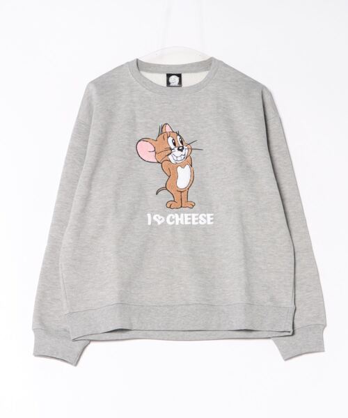 Tom&Jerry(トムアンドジェリー)の「【TOM AND JERRY/トムとジェリー】トムとジェリー ロンT オリジナルデザイン 裏起毛クルーネックスウェット ジェリー タフィー マッスル(スウェット・メンズ・ブルー系その他3/ブラック系その他2/グレー系その他/ベージュ系その他3/ホワイト系その他/ベージュ系その他2・X-LARGE/MEDIUM/LARGE)」の12枚目の写真