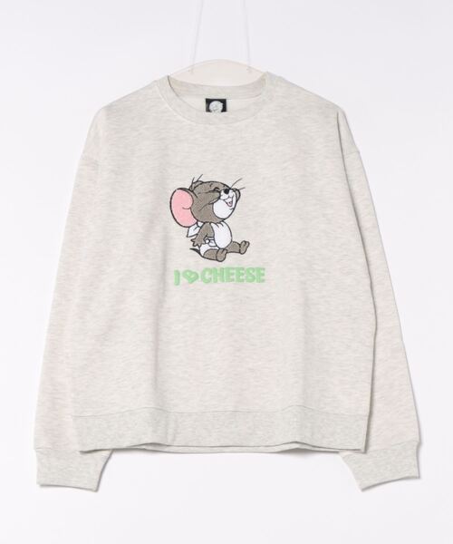 Tom&Jerry(トムアンドジェリー)の「【TOM AND JERRY/トムとジェリー】トムとジェリー ロンT オリジナルデザイン 裏起毛クルーネックスウェット ジェリー タフィー マッスル(スウェット・メンズ・ブルー系その他3/ブラック系その他2/グレー系その他/ベージュ系その他3/ホワイト系その他/ベージュ系その他2・X-LARGE/MEDIUM/LARGE)」の14枚目の写真