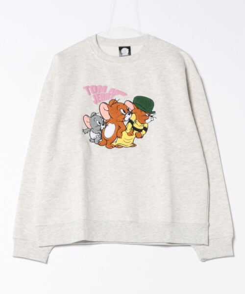 Tom&Jerry(トムアンドジェリー)の「【TOM AND JERRY/トムとジェリー】トムとジェリー ロンT オリジナルデザイン 裏起毛クルーネックスウェット ジェリー タフィー マッスル(スウェット・メンズ・ブルー系その他3/ブラック系その他2/グレー系その他/ベージュ系その他3/ホワイト系その他/ベージュ系その他2・X-LARGE/MEDIUM/LARGE)」の20枚目の写真