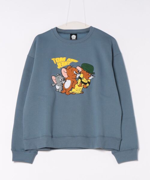 Tom&Jerry(トムアンドジェリー)の「【TOM AND JERRY/トムとジェリー】トムとジェリー ロンT オリジナルデザイン 裏起毛クルーネックスウェット ジェリー タフィー マッスル(スウェット・メンズ・ブルー系その他3/ブラック系その他2/グレー系その他/ベージュ系その他3/ホワイト系その他/ベージュ系その他2・X-LARGE/MEDIUM/LARGE)」の17枚目の写真