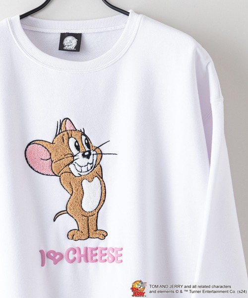 Tom&Jerry(トムアンドジェリー)の「【TOM AND JERRY/トムとジェリー】トムとジェリー ロンT オリジナルデザイン 裏起毛クルーネックスウェット ジェリー タフィー マッスル(スウェット・メンズ・ブルー系その他3/ブラック系その他2/グレー系その他/ベージュ系その他3/ホワイト系その他/ベージュ系その他2・X-LARGE/MEDIUM/LARGE)」の16枚目の写真