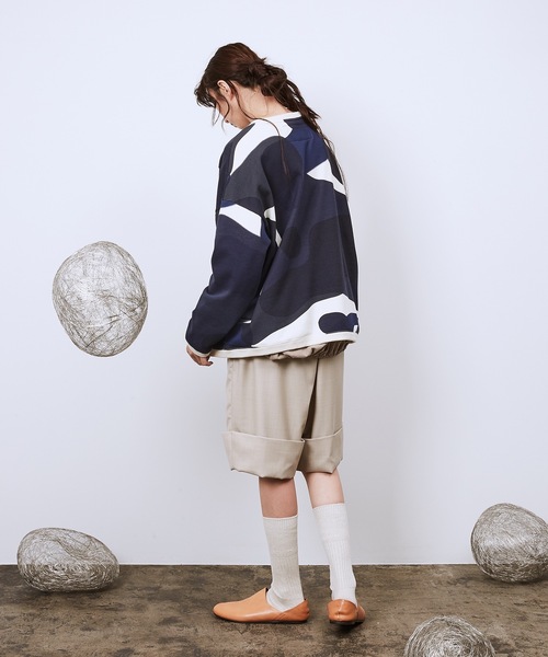 Dulcamara（ドゥルカマラ）の「リキッドバブルSWホックカーディガン（カーディガン/ボレロ・メンズ・グリーン/ネイビー・0/1）」の12枚目の写真