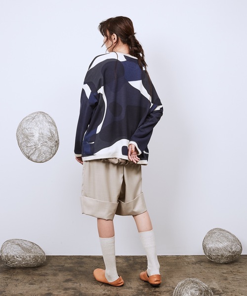 Dulcamara（ドゥルカマラ）の「リキッドバブルSWホックカーディガン（カーディガン/ボレロ・メンズ・グリーン/ネイビー・0/1）」の13枚目の写真