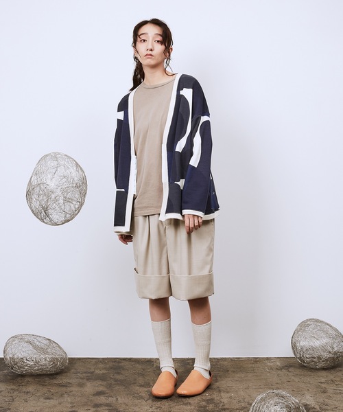 Dulcamara（ドゥルカマラ）の「リキッドバブルSWホックカーディガン（カーディガン/ボレロ・メンズ・グリーン/ネイビー・0/1）」の15枚目の写真