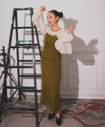 ANDRESD｜アンドレスド（レディース）のワンピース（グリーン・カーキ