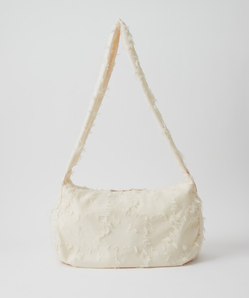 ベルリオーズ ファンキャップ ショルダーバッグ Spielio】fringe gathered shoulder bag/フリンジギャザー