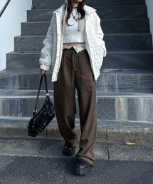 nemne store（ネンネストア）の「【Seoup】折り返しレーススラックス（スラックス）」