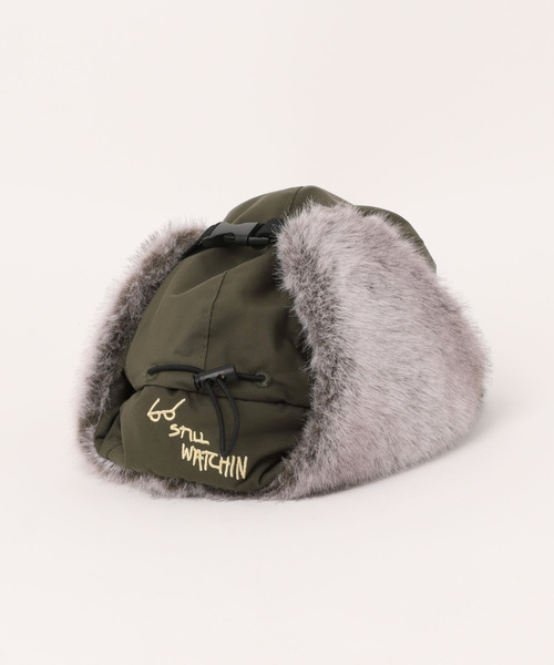 セール】MAG LOGO PILOT CAP/スラッシャーキッズファー素材耳