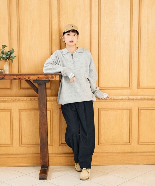 未使用級✨フォクシー Letter F ポロニット Fロゴ バイカラー 近年 S セール】ポロニット（ニット/セーター）｜FREAK'S STORE（フリークス