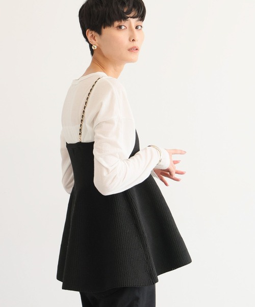 BARNYARDSTORM（バンヤードストーム）の「BARNYARDSTORM / ニットビスチェ セレモニー（Tシャツ/カットソー・レディース・ブラック・FREE）」の2枚目の写真