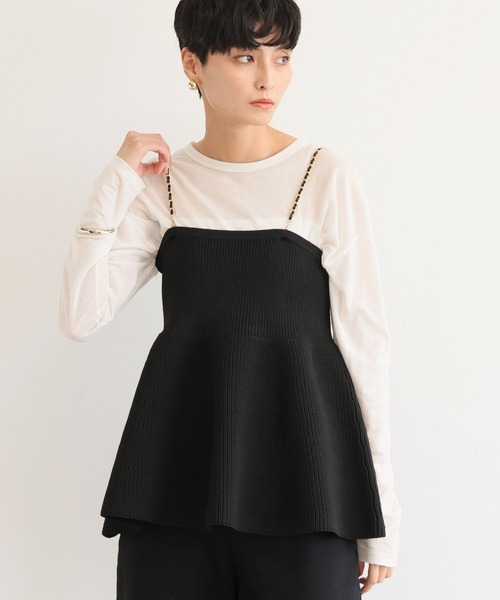 BARNYARDSTORM（バンヤードストーム）の「BARNYARDSTORM / ニットビスチェ セレモニー（Tシャツ/カットソー・レディース・ブラック・FREE）」の3枚目の写真