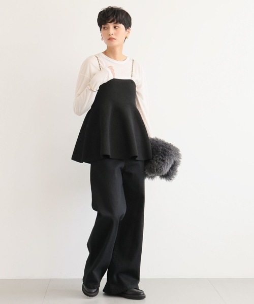 BARNYARDSTORM（バンヤードストーム）の「BARNYARDSTORM / ニットビスチェ セレモニー（Tシャツ/カットソー・レディース・ブラック・FREE）」の8枚目の写真