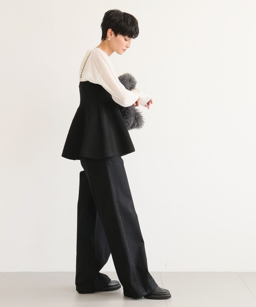 BARNYARDSTORM（バンヤードストーム）の「BARNYARDSTORM / ニットビスチェ セレモニー（Tシャツ/カットソー・レディース・ブラック・FREE）」の9枚目の写真