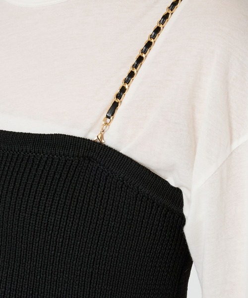 BARNYARDSTORM（バンヤードストーム）の「BARNYARDSTORM / ニットビスチェ セレモニー（Tシャツ/カットソー・レディース・ブラック・FREE）」の13枚目の写真