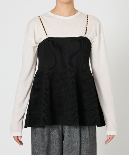 BARNYARDSTORM（バンヤードストーム）の「BARNYARDSTORM / ニットビスチェ セレモニー（Tシャツ/カットソー・レディース・ブラック・FREE）」の14枚目の写真