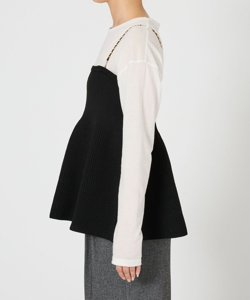 BARNYARDSTORM（バンヤードストーム）の「BARNYARDSTORM / ニットビスチェ セレモニー（Tシャツ/カットソー・レディース・ブラック・FREE）」の15枚目の写真