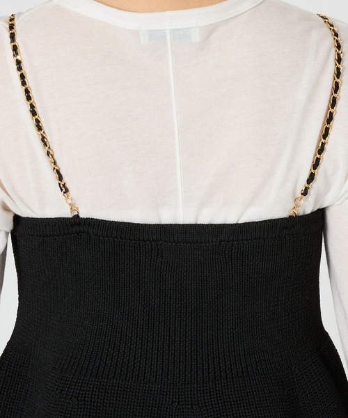 BARNYARDSTORM（バンヤードストーム）の「BARNYARDSTORM / ニットビスチェ セレモニー（Tシャツ/カットソー・レディース・ブラック・FREE）」の17枚目の写真