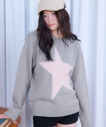 【日本限定】STAR LOGO KNIT SWEAT/スターロゴニットスウェット
