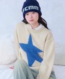 【日本限定】STAR LOGO KNIT SWEAT/スターロゴニットスウェット