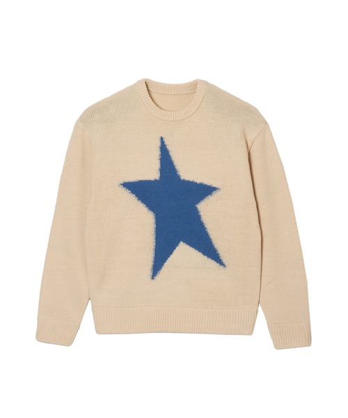 FCMM(エフシーエムエム)の「【日本限定】STAR LOGO KNIT SWEAT/スターロゴニットスウェット(ニット/セーター・レディース・ネイビー/ホワイト/グレー・SMALL/MEDIUM)」の7枚目の写真