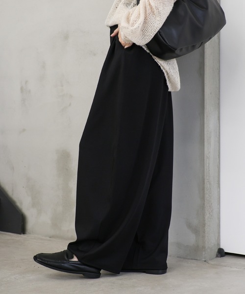 select MOCA（セレクトモカ）の「カットジョーゼットカーブパンツ