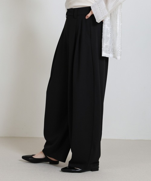 セール】カットジョーゼットバルーンスラックス（スラックス）｜select