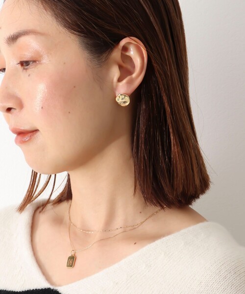 NOLLEY’S(ノーリーズ)の「プレートピアス(ピアス(両耳用)・レディース・ゴールド・FREE)」の6枚目の写真