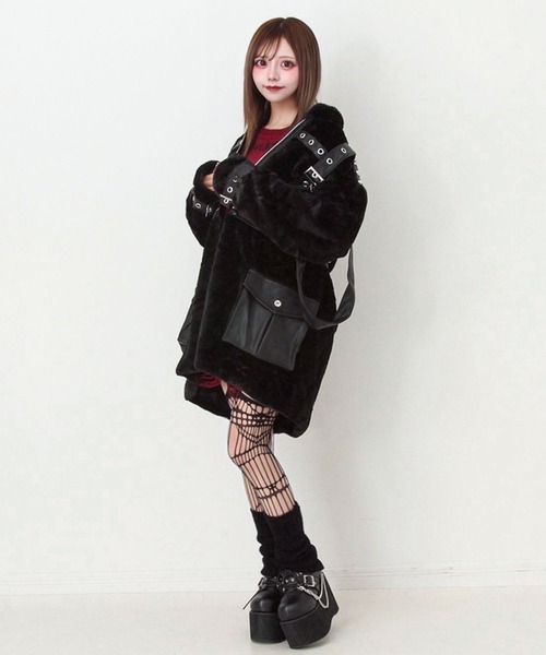 2WAYボンデージファーコート（その他アウター）｜DearMyLove（ディア