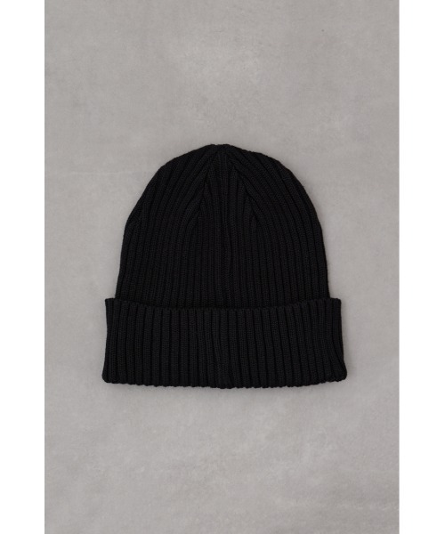 AZUL by moussy(アズールバイマウジー)の「ワッペンニットキャップ(ニットキャップ/ビーニー・メンズ・レッド/ブラック・FREE)」の5枚目の写真