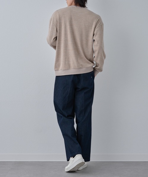 COLONY 2139(コロニートゥーワンスリーナイン)の「2タックストレートデニムスラックス(デニムパンツ・メンズ・ブラック/インディゴブルー・LARGE/MEDIUM)」の20枚目の写真