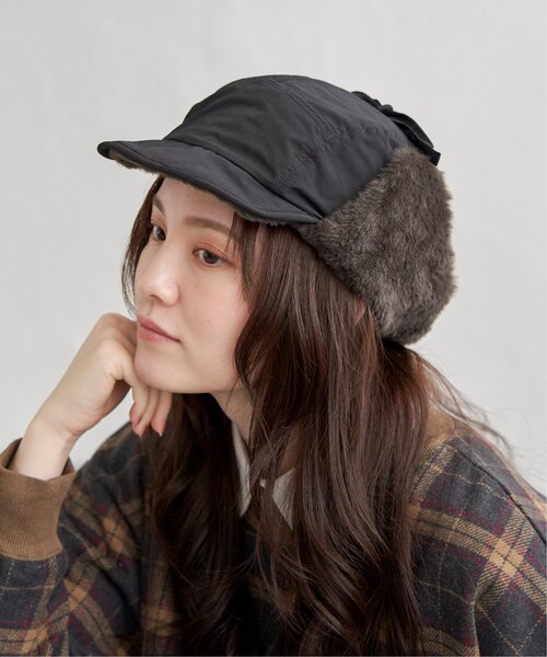 LBC（エルビーシー）の「フライトキャップ（キャップ・レディース・カーキ/ブラック・FREE）」の5枚目の写真