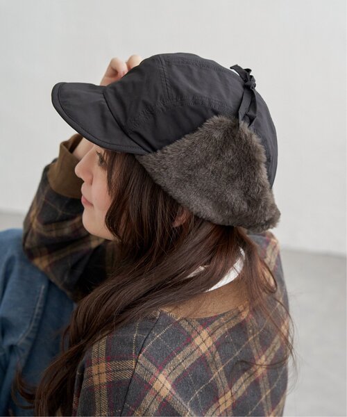 LBC（エルビーシー）の「フライトキャップ（キャップ・レディース・カーキ/ブラック・FREE）」の7枚目の写真